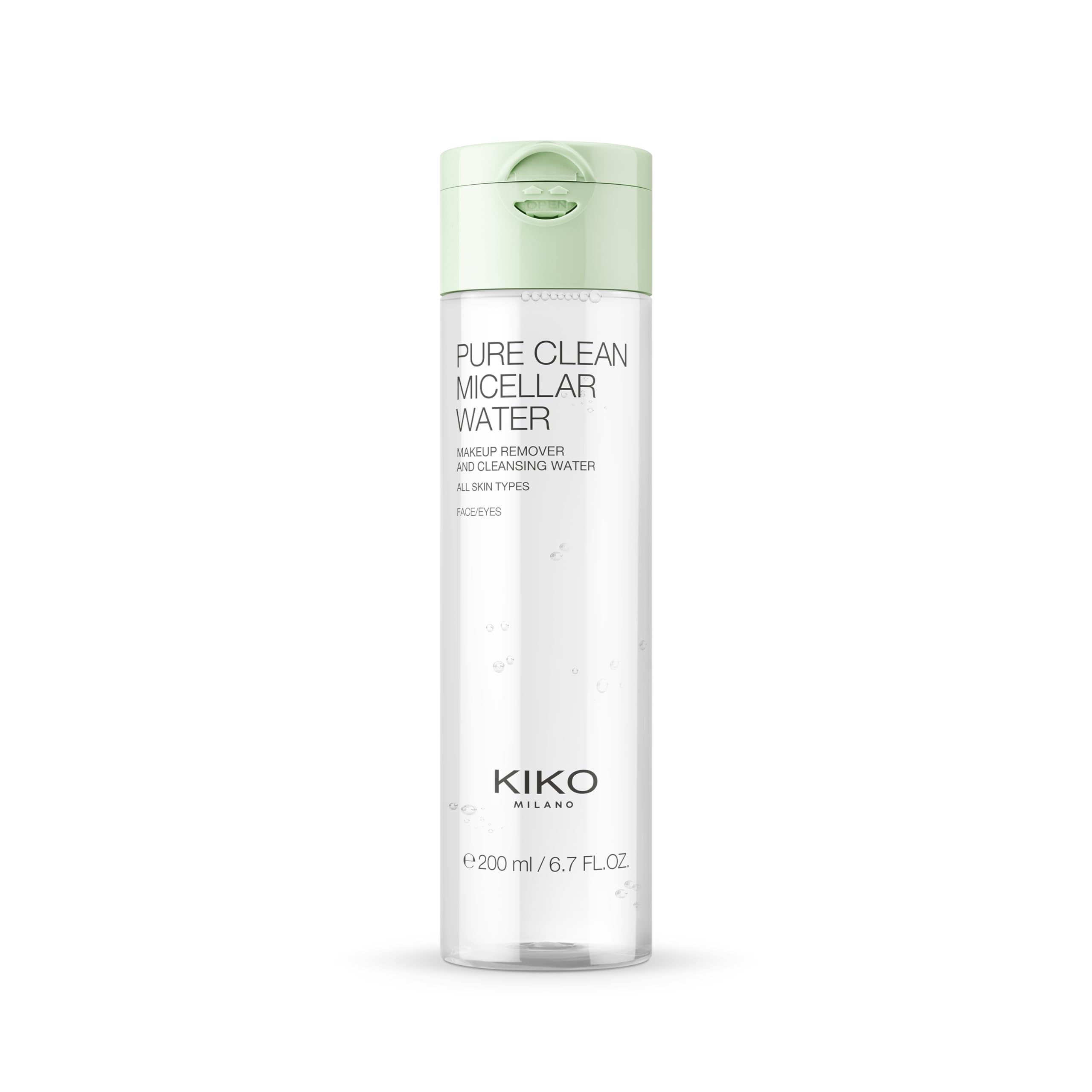 KIKO Milano Pure Clean Micellar Water, Micellar Water Make-Up Remover For Normal To Combination Skin