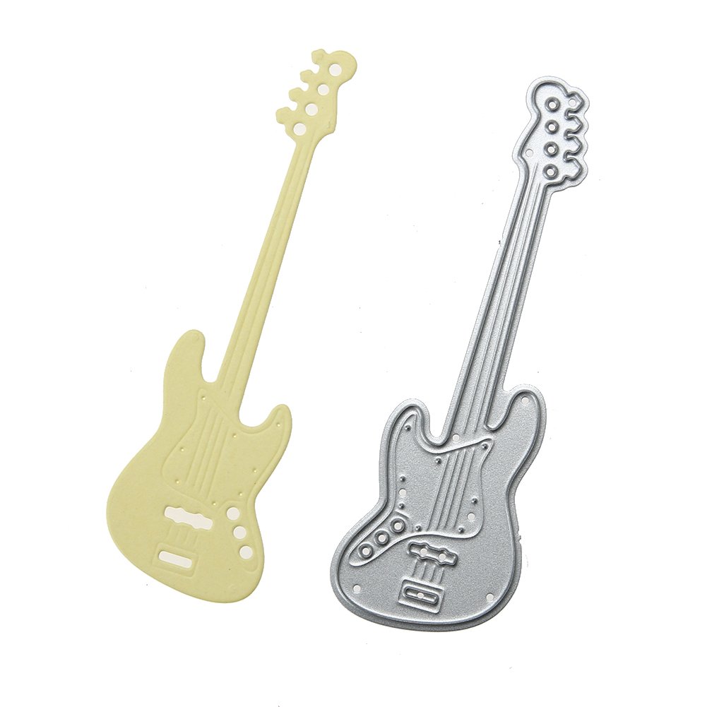 Scrapbooking dies de decoupe Guitare Cutting Dies pochoirs Matrices de