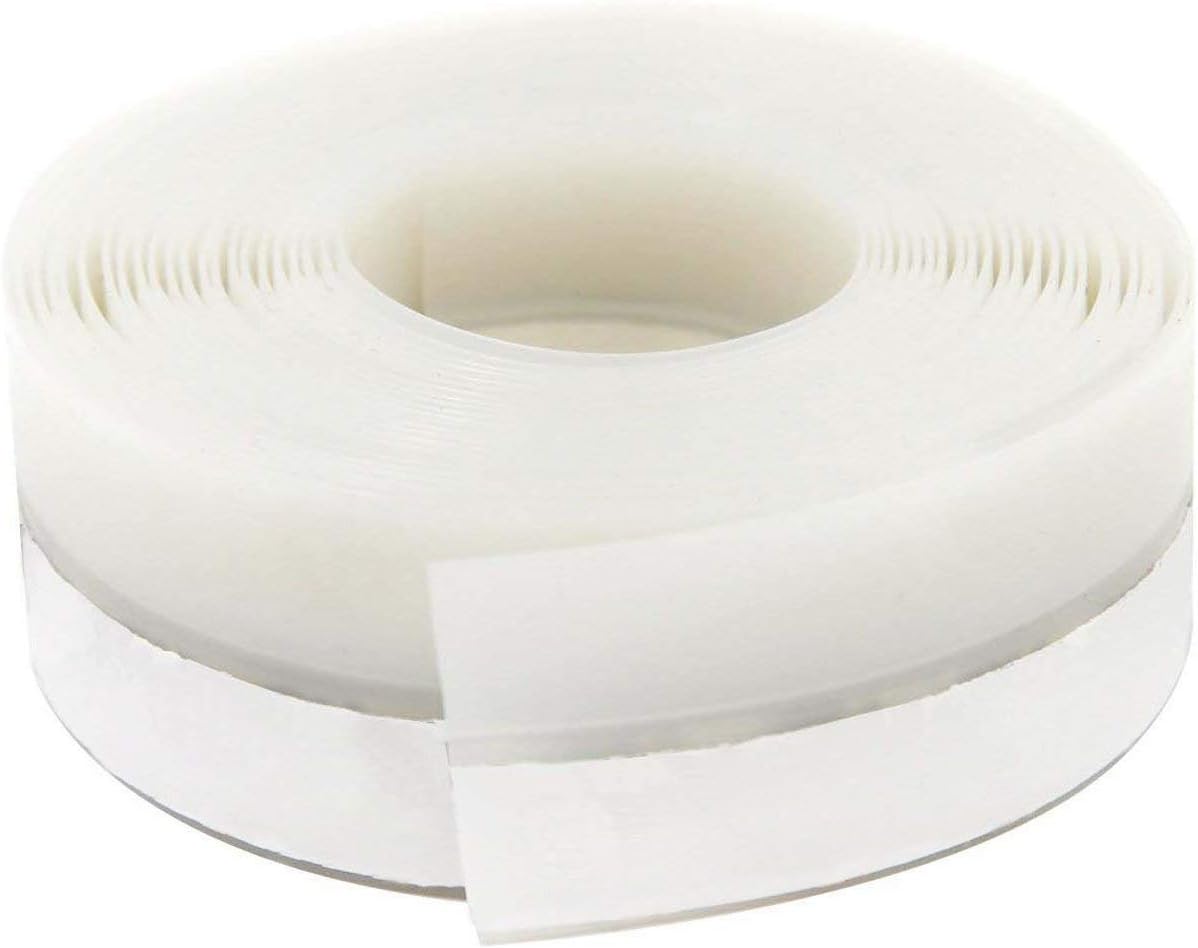 Draught Excluder Tape for Doors, 5 Layer Transparent Door Window Weatherstriping Strong Adhesive Soundproofing Draft Stopper, Weatherproof & Energy-Saving Silicone Bottom Gap Seal Sweep Strip 5 Meters