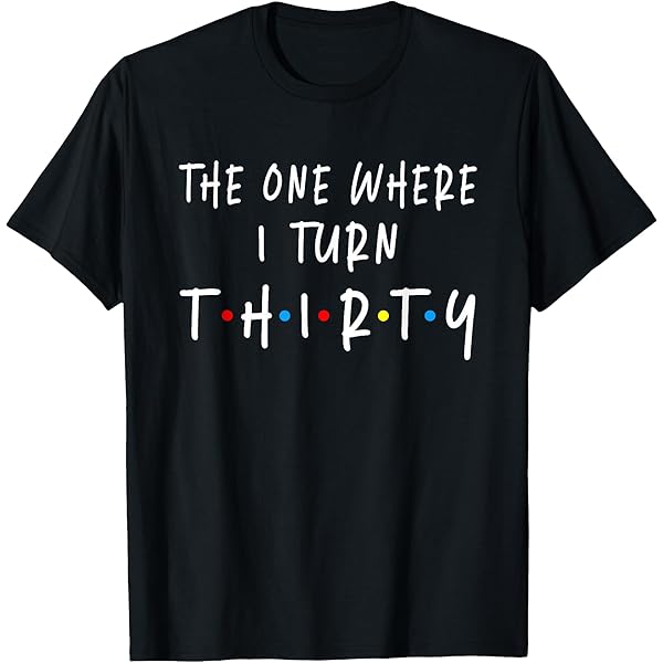 Amazon.com: The One Where She Turns 30 Thirtieth Birthday Gift for