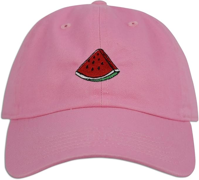 watermelon baseball cap