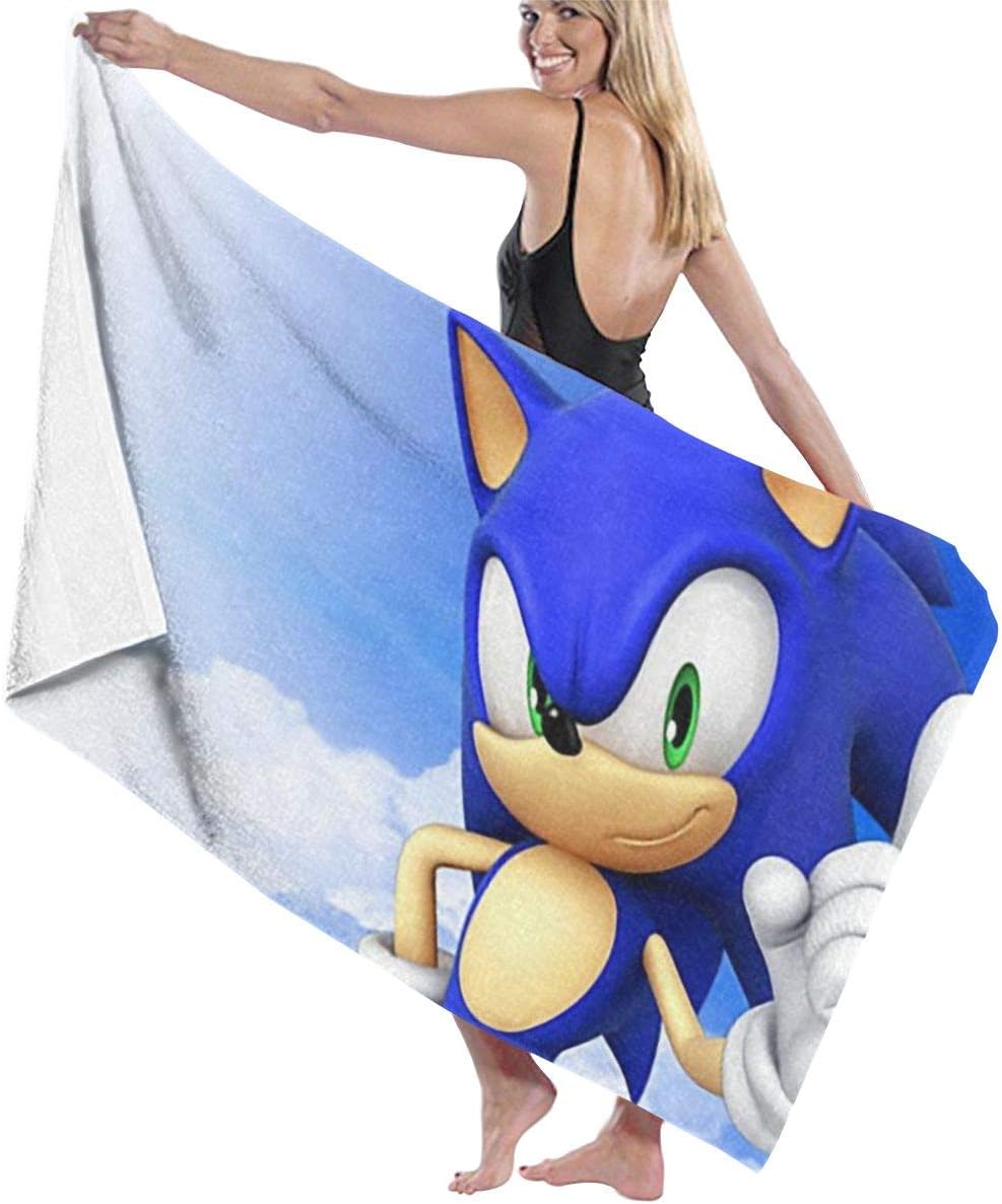sonic the hedgehog hooded towel