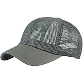 FASHIXD Mesh Baseball Cap for Men Women Summer Breathable Trucker Hats Adjustable Outdoor Sports Running Hats