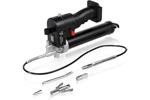 LotaTools Electric Grease Gun Compatible with Makita Batteries, 10000Psi Cordless Grease Gun, Grease Gun Battery Powered with 47'' Pressure Hose for Large Vehicles （Battery Not Included