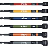 Wiha 70487 Color Coded Magnetic Nut Setter Set, 6 Inch Metric, 6 Piece | Cold-forged CrMo steel for long-term durability, black oxide finish resists corrosion, precision-formed tips reduce cam-out