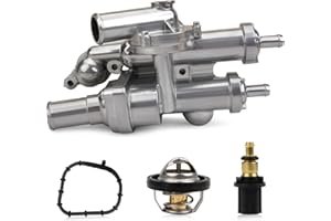 MILIPARTS Upgrad Aluminum Thermostat Housing Assembly Compatible with Chrysler Sebring 200 Dodge Avenger Caliber Journey Jeep Compass Patriot 1.8L 2.0L 2.4L 2007-2020 Replace 4884571AB