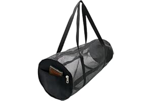 Youngy Mesh Duffel Dive Bag for Scuba Diving Equipment - Foldable, Heavy Duty With Zipper for Diving Sports