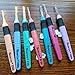 LED Crochet Hook Set, 8Pcs LED Lite Hooks Light Up Knitting Needles Weave Sewing Tool - Size 2,5mm To 6mm (H01)