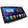 TUNEZ® Tempered Glass Screen Protector Compatible With Universal Car Android 9-inch Head Unit Radio Player Clear Protection (9-inch Head Unit)