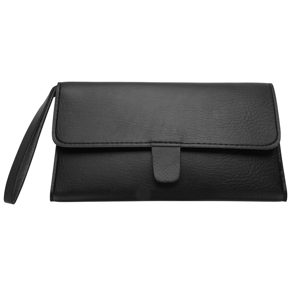 Hairdressing Tools Bag, Professional Portable Multi Functional Hairdressing Tools, Scissors Comb Storage Case Package Bag (Black)