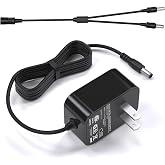 VHBW 5V Charger Replacement for Dogtra with Splitter Cable, Replacement SBC5V1000 Charger Compatible with Dogtra iQ Series, YS600, 200C, 280C, EF-3000 Gold Receiver,YS300 Collar Trainer