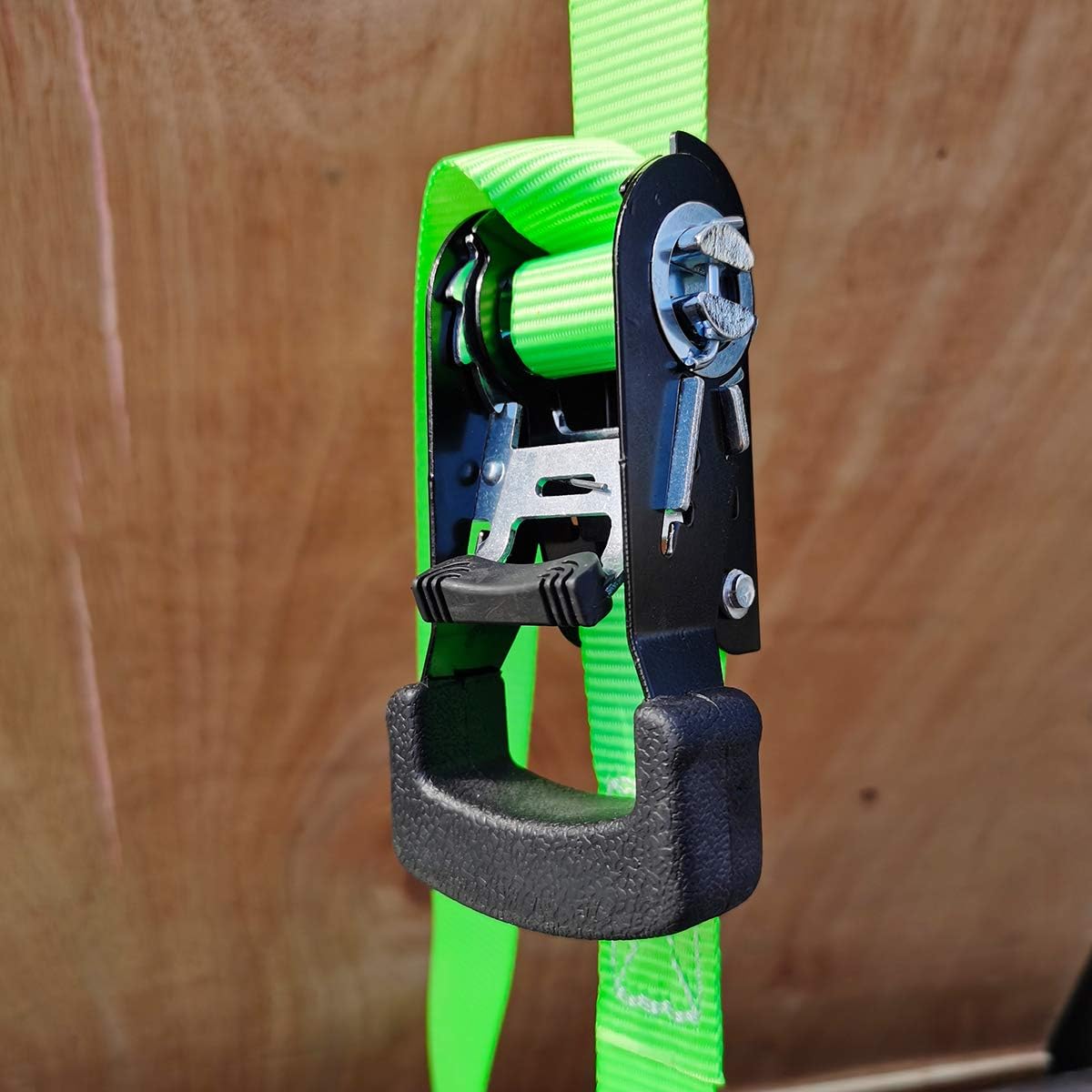 TOPSKY Ratchet Tie Down Straps, 1 in x 10 ft Straps, 1500lbs Break Strength, Moving and Securing Cargo, Green(4 Pack): Automotive