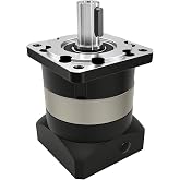 Planetary Gearbox 10:1 Speed Reducer 7 Arcmin 3500RPM for 130mm Servo Motor | 130mm Servo Planetary Gearbox Low Backlash Gear Head Reduction for 24mm/22mm Input Shaft 1.5KW 2KW Servo for CNC Router