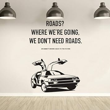 Amazon Com Wall Stickers Murals Back To The Future Vinyl Wall