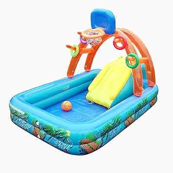 Piscine Peu Profonde Pour Enfants Polyvalente Avec Toboggan