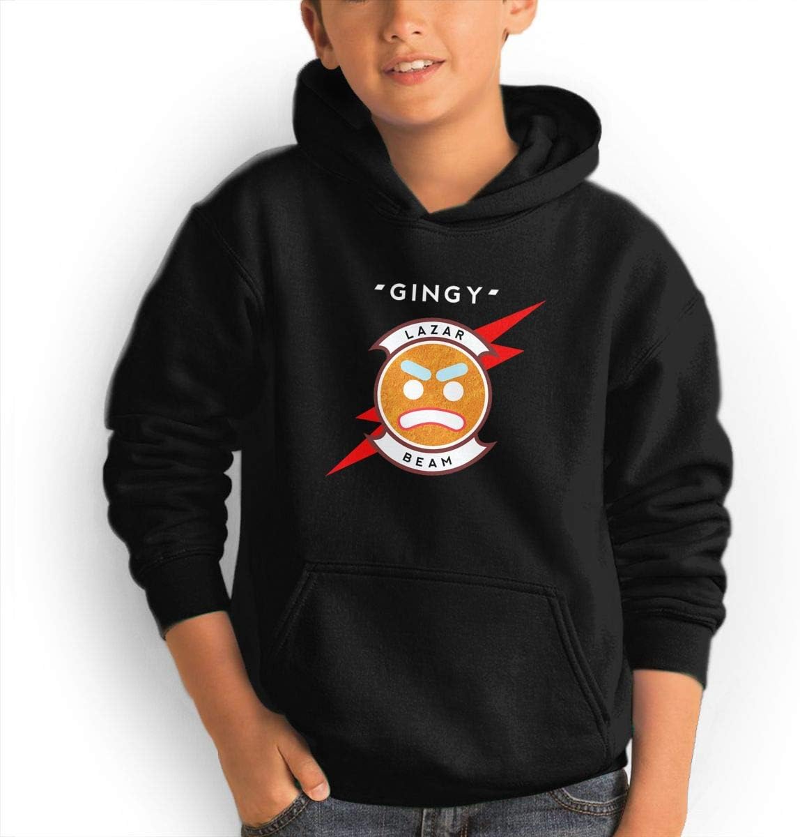 Red Coffee Teen Fashion Hoodie Hooded Sweatshirt Pocket Youth Boys Girls Sweaters,LazarBeam Black