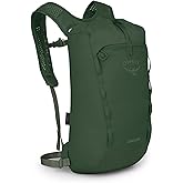 Osprey Daylite Cinch Backpack, Green OS | commuter backpack, everyday bag, campus pack, laptop carry, Green color, OS size