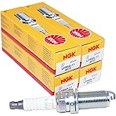 NGK 3672 Spark Plugs LFR6A-11 (4 Pack) | Replaces 33-881284Q 1N17-18-110 22401-8H516 94702-00400 94709-00400 FR7ME 975 REC10YC4 E3.68. 30k-60k mileage rated.