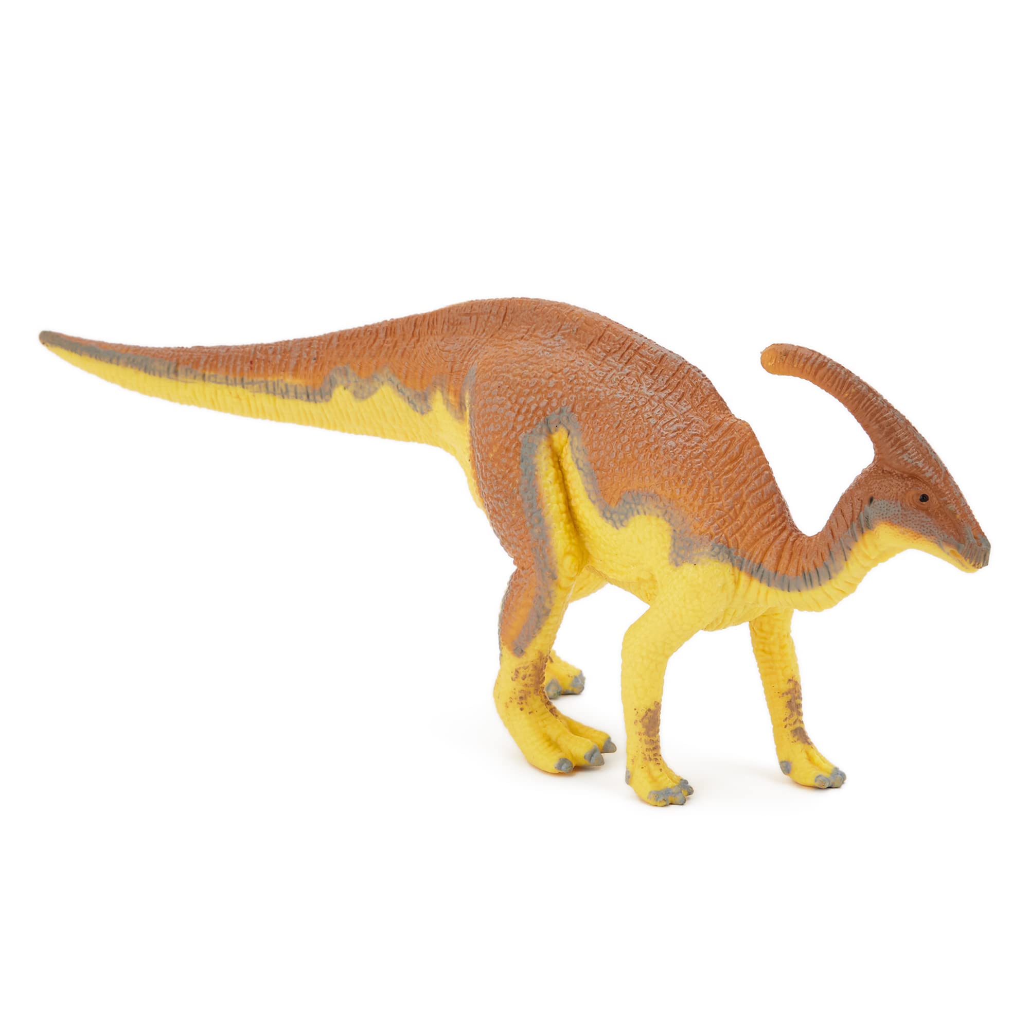 Zappi Co Childrens Parasaurolophus Dinosaur Figure Toy (19cm Length) Realistic Detailed Dino Collection for Kids - Action Figures for Playtime Fun & Learning