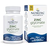 Nordic Naturals Zinc Glycinate - 60 Capsules - 20 mg Highly Absorbable Zinc Glycinate - Optimal Wellness - Non-GMO, Gluten Free, Vegan - 60 Servings