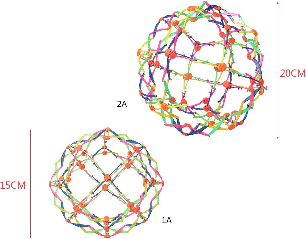 Amazon Liti 伸縮ボール カラーボール ハニカムボール フレキシブルボール スフィアボール 的あて ボーリング おもちゃ