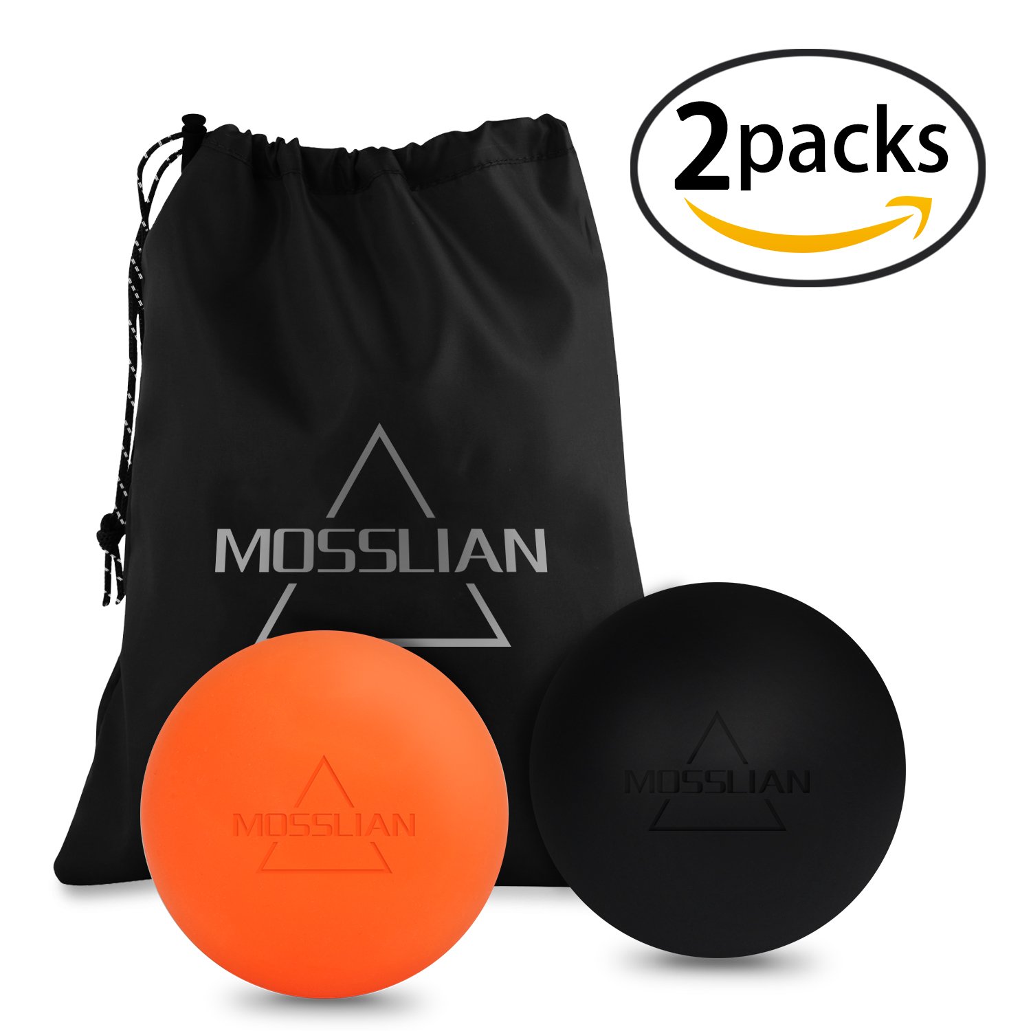 MOSSLIAN Bola de Lacrosse Pelota Masaje Movilidad Bolas Massage Ball Bolas de