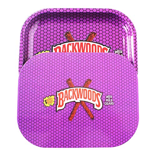 FANVA Rolling Tray with Magnetic Lid - Mini Metal Rolling Tray with Spill Proof Cover - Cute Decorative Tray - Perfect Storage for Home or On-The-Go-Small Size - 7\