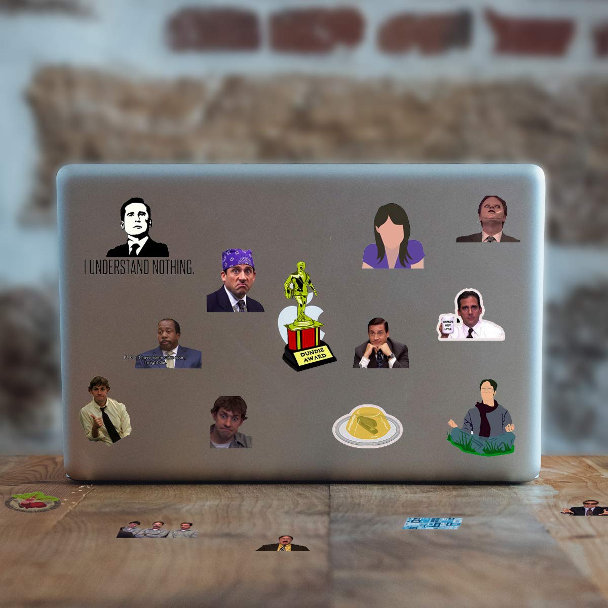 The Office Stickers for Laptops Water Bottle (50-Pack) Aesthetic Waterproof Vinyl Funny Stickers for Computers Hydro Flasks
