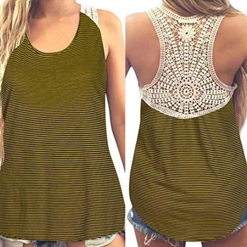 Workout Tops for Women Exercise Gym Lace Mesh Yoga Shirts Athletic Running Tank Tops Gym Clothes