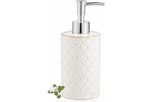 Mikigey Hand Soap Dispenser, 12 OZ Soap Dispenser for Bathroom, Lotion Dispenser for Kitchen, Farmhouse Hand Soap Dispenser w