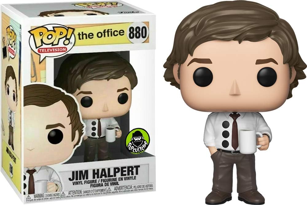 Funko Pop! The Office: Jim Halpert (3-Hole Punch Exclusive) #880, Black - Image 3