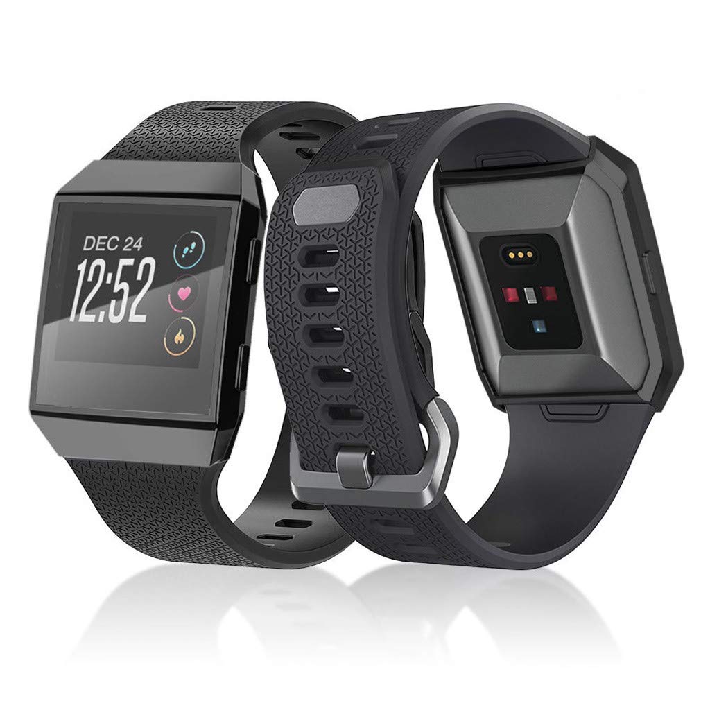 Screen Protective Case Cover for Fitbit Ionic Smart Watch, ASTVSHOP TPU Plating All-Around Full Front Accessories, Scratch-Resistant Flexible ...