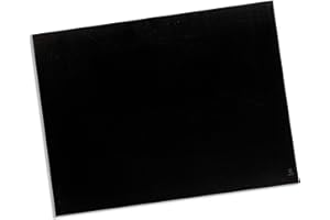 Rolyan Aquaplast-T Watercolors Thermoplastic Splinting Material, Solid, Professional Silky Smooth Finish, Moderate Memory, Highly Conformable, 1/8" x 18" x 24" , Single Sheet, Charcoal