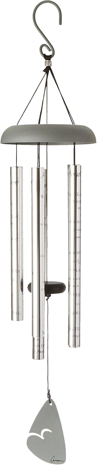 Carson Home Accents Angels Arms Sonnet Wind Chime, 30-Inch : Sympathy Wind Chimes : Garden & Outdoor