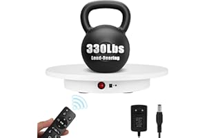 Bosgladek Motorized Rotating Display Stand 360 Degree Rotating Display Stand with Remote Control Large Size