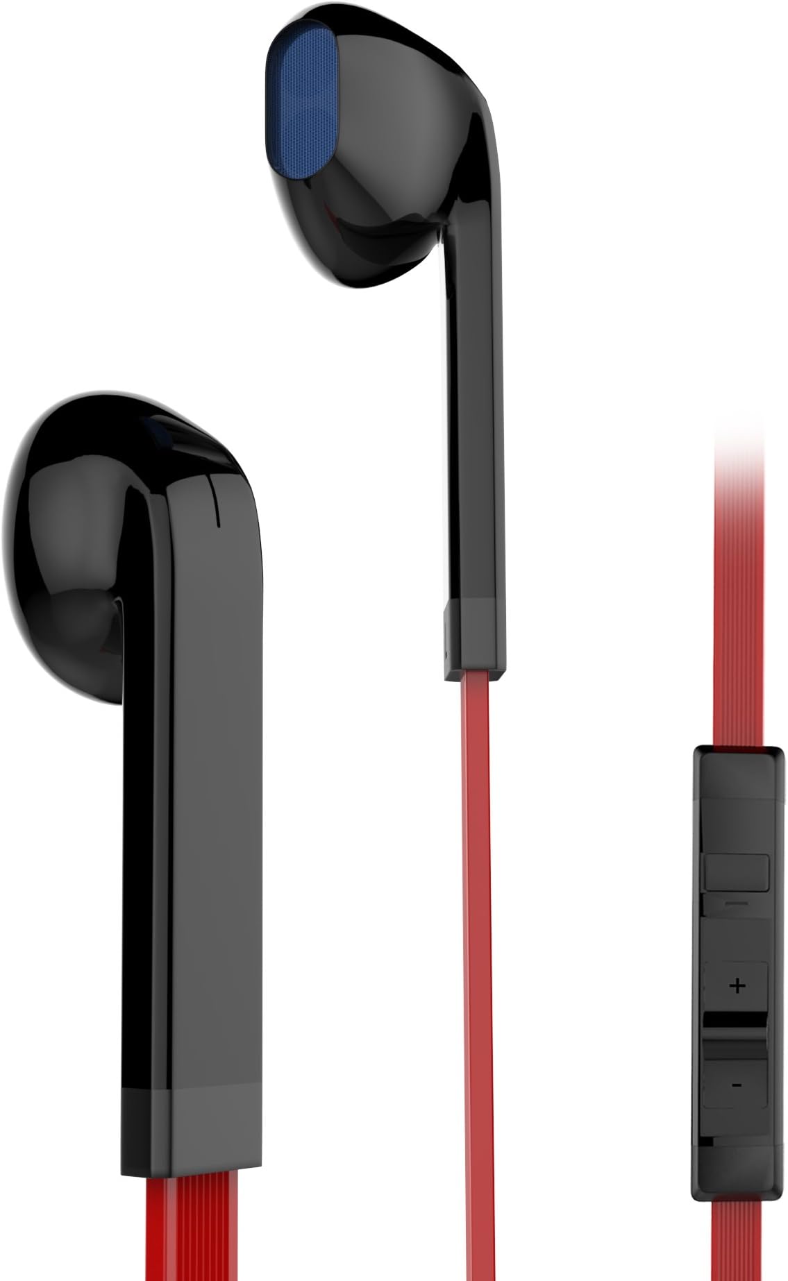 Metrone Earbuds In Ear Headphones Wired Earphones Headphones with Mic In-the-Ear-Headphones Headset with Volume Control Stereo for iPhone iPod Samsung Android Black