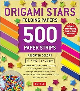 Amazoncom Origami Stars Papers 500 Paper Strips In
