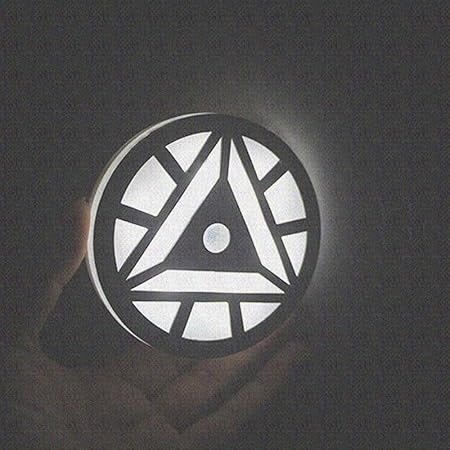 Marvel ARC Reactor Iron Man LED Pegatina De Nevera Luz Nocturna ...