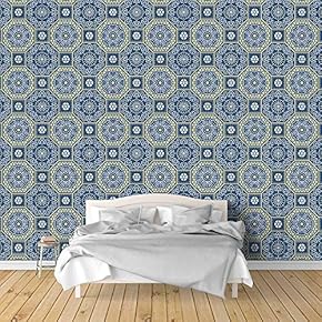 Wall Murals for Bedroom Beautiful Chinese Traditional Pattern Removable Wallpaper Peel and Stick Wall Stickers - 66x96 inches