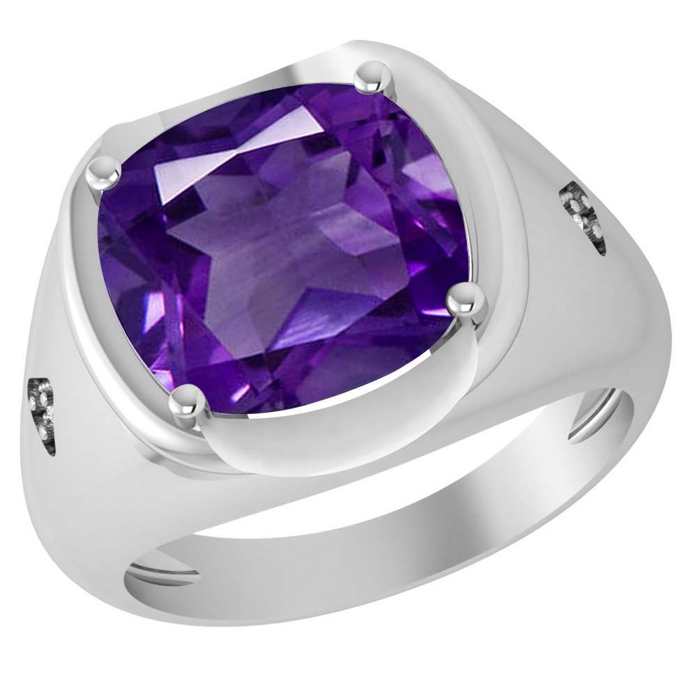 Diamond Sterling Silver Dainty Ring 