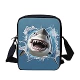 DISNIMO Blue Shark Shoulder Crossbody Bags for