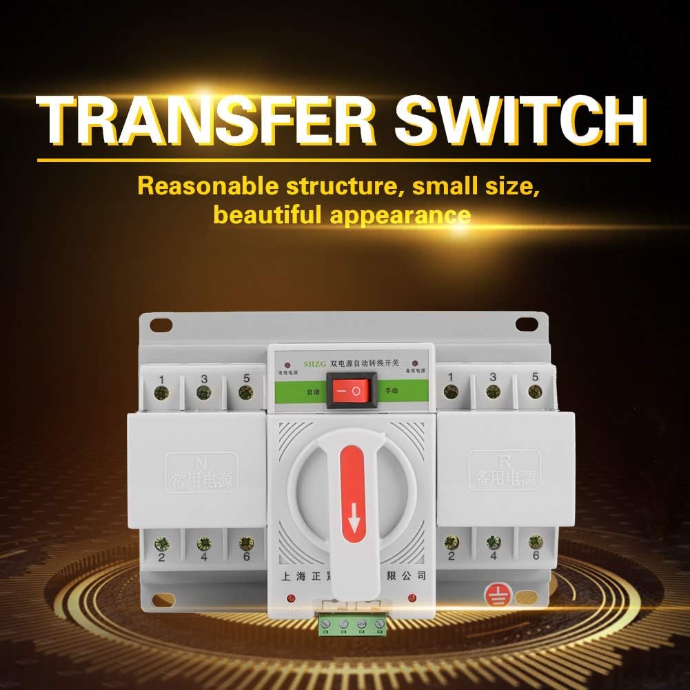 Transfer switch with dual power switch ZGQ1M - Image 4