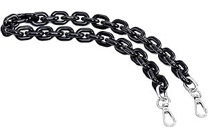 YICHAIN Cute Acrylic Purse Strap Bag Chain Handle Replacement Handbag Crossbody Shoulder Strap Accessory