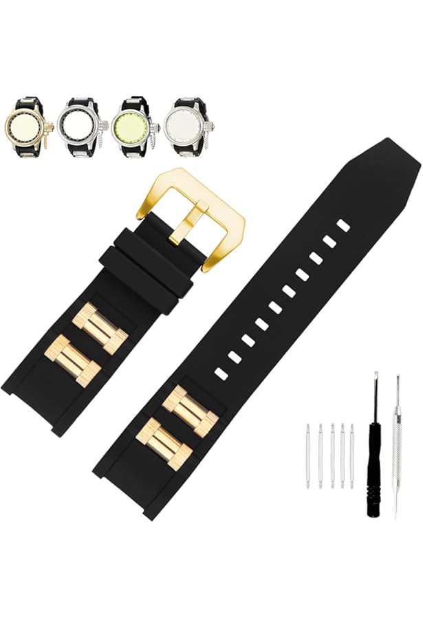 Fascia Orologio Invicta Fascia In Gomma Nera Per Orologi Invicta Russo Subacqueo - Perfetta Per I Modelli 1201, 1805, 1845, 1959 (26mm) Cinturino Nero Orologio Subacqueo Invicta