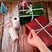 Pangda 2 Rolls 656 Feet Christmas Twine Metallic Bakers Decorative Wrapping Twine String Craft Present Wrapping Cord for Christmas DIY Crafting Presents(2 mm,White)