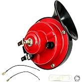 110DB Super Loud Car Horn 12V Universal Electric Snail Horn KitReplacement Kit, Electric Snail Horn for Cars, Motorcycles, Trucks, Bicycles, Marine Cars, Universal Automotive Accessories
