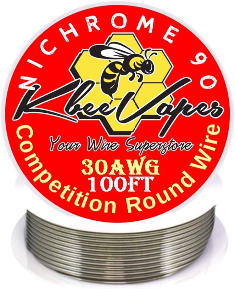 Kbee's 100 ft - 30 Gauge AWG Nichrome 90 Resistance Wire 100’ Length