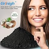 Activated Charcoal Powder 100% from USA Trees - Raw Organic Coconut Charcoal Food Grade – for Natural Teeth Whitening, Ultra Cleansing Face Mask, Zit Spot Treatment, and Bug Bite Be-Gone