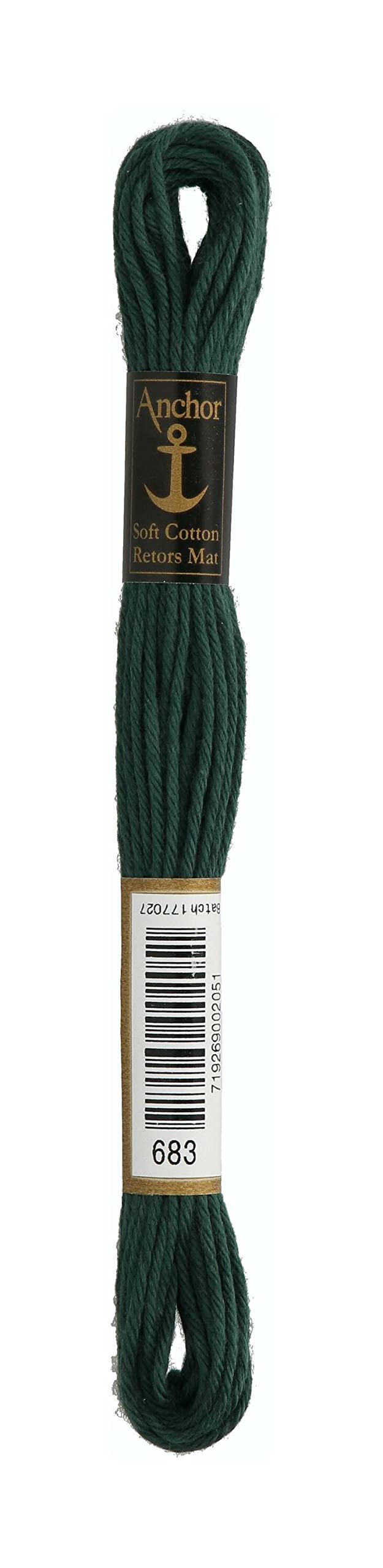 ANCHOR Matt Embroidery Thread, Running Length: 10M tanne Embroidery Threads