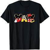 Disney Mickey Mouse &amp; Minnie Mouse Dad Father&rsquo;s Day Birthday T-Shirt